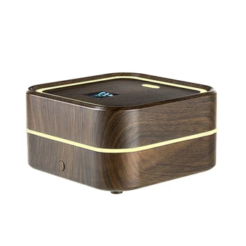

USB Air Humidifier Ultrasonic Aroma Essential Oil Diffuser Cool Mist Humidifier with Color Night Light Mist Maker Deep Wood