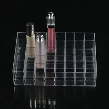 

New 36/40 Grids Transparent Cosmetic Makeup Lipstick Case Jewelry Box Display Holder