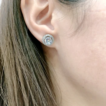 Kinel 18K الذهب الزركون مجموعات مجوهرات خاتم الخطوبة قلادة القرط لل زفاف مجوهرات الزفاف عيد الحب هدية للنساء 6