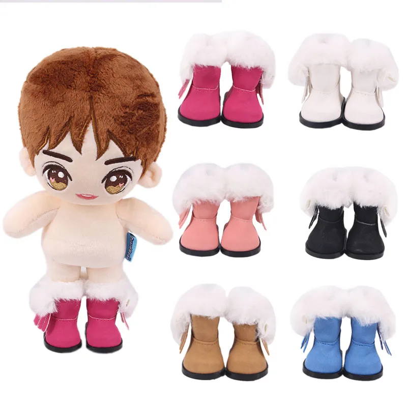 

5Cm Doll Boots Shoes For 14.5 Inch Nancy American Doll&BJD EXO Doll&32-34Cm Paola Reina Doll Our Generation Girl`s Toy DIY Gift