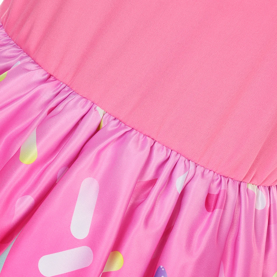 Girl Candy TUTU Dress Summer Kids Lollipop Donut Cartoon Party Carnival Cosplay Clothing Halloween with Candy Rainbow Wing JYF newborn baby girl skirt