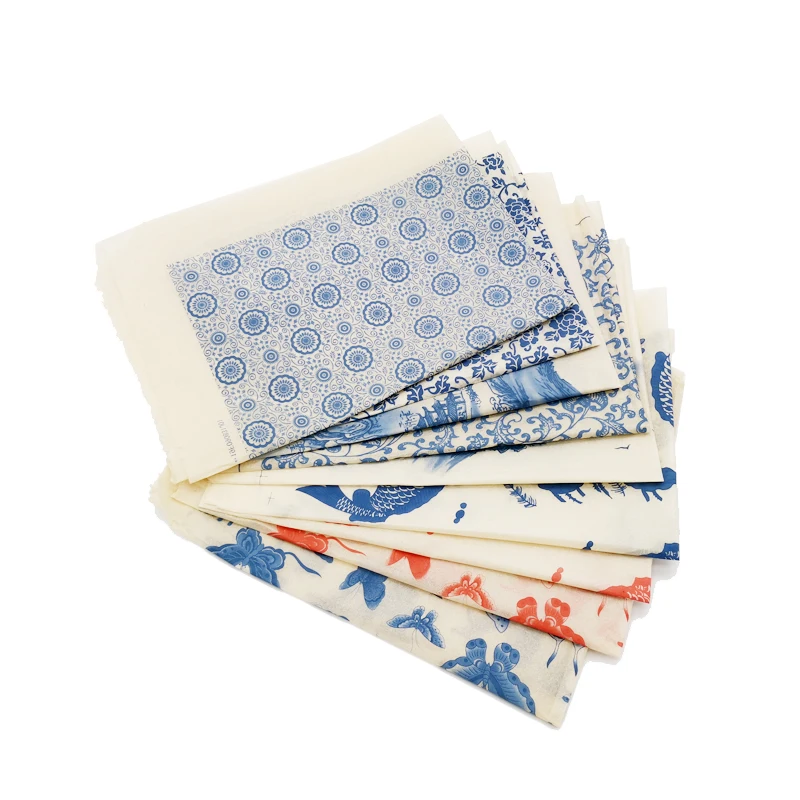 Ceramic Transfer Paper Ceramic Underglaze Transfer Paper Colorful Flower Paper Blue and White Sticker 54x37cm High Temperature Ceramic Decals