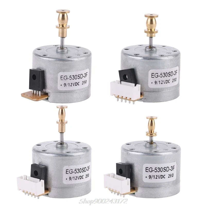 EG530SD-3F DC5-12V 3-скоростной 33/45/78 об/мин металлический поворотный мотор для