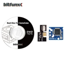 Bitfunx sd2sp2 adaptador tf leitor de cartão para nintendo gamecube ngc + xeno suíço boot disc mini dvd
