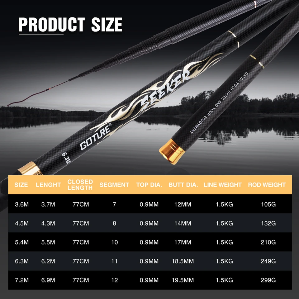 SeaQuest SEEKEER 11' Tenkara Rod SEEKEER 11