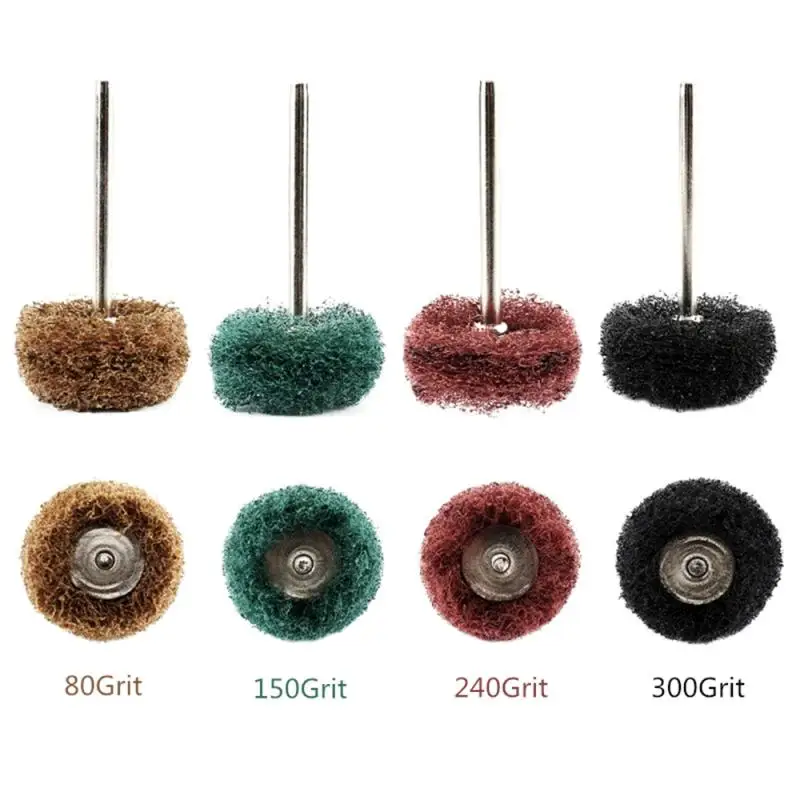 40pc 25mm Wool Polishing Brush Dremel Accessories Grinding Buffing Wheel Grinder Head Drill