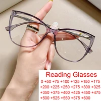 Fashion High-definition Reading Glasses Blue Light Protection Female Decorative Eyeglasses Frames Presbyopia Computer Glasses +2 1