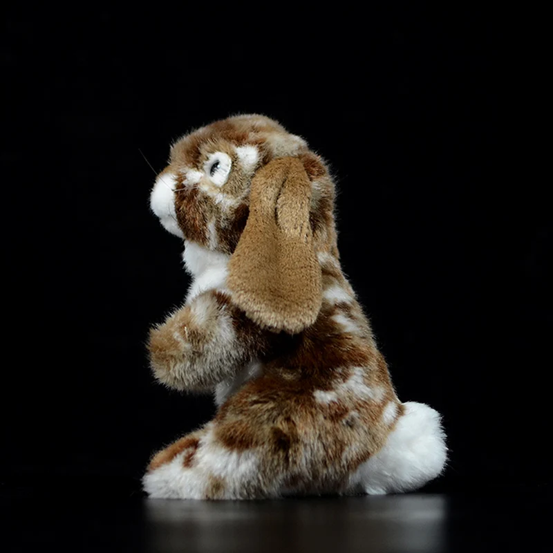 19 см милый белый коричневый голландский Вислоухий Кролик куклы Моделирование Прекрасный кролик в виде животного мягкая набивная плюшевая игрушка детский подарок