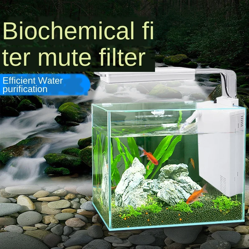 

Multifunction Fish tank filter submersible pump back-hung filter pump water plant tank quiet pump circulation pump fish supplies