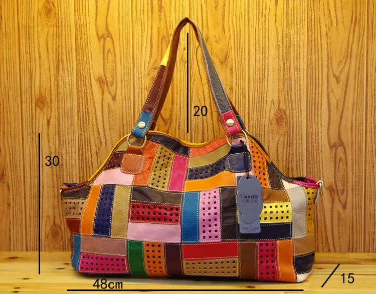 Caerlif модная большая сумка контрастного цвета цветная сумка на плечо сумка-мессенджер женская сумка из натуральной кожи