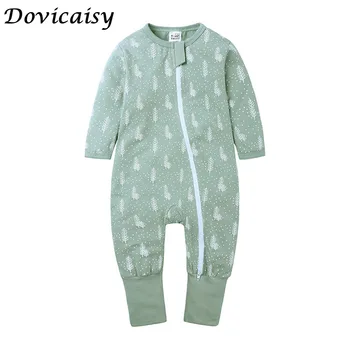 

Baby Rompers Spring Kids Clothing Newborn Infant Baby Boy Girl Cotton Romper Cotton Leaf Printed Jumpsuit Clothes Warm Outfit
