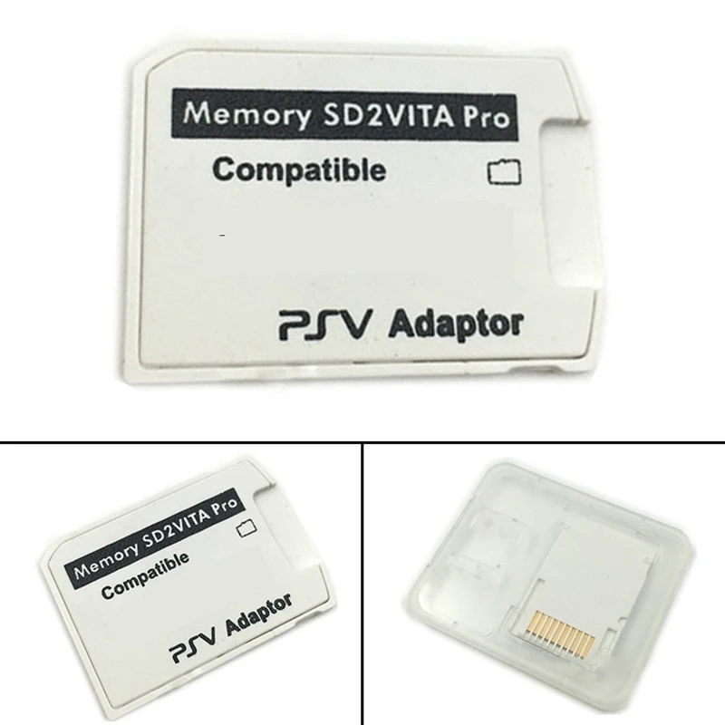 

2019 New V5.0 SD2VITA PSVita Memory Game Card 1000/2000 Sd Card Slot Adapter 3.60 System SD Card Micro Card for PS Vita SD