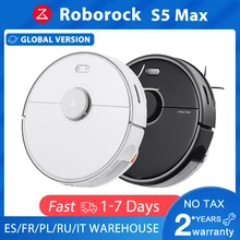 Roborock – aspirateur Robot S5 Max, balayage intelligent automatique, nettoyage et stérilisation de la poussière, lavage, aspiration Cyclone, mise à niveau pour S50 S5