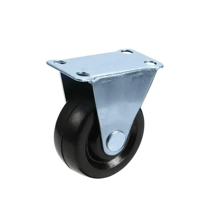 4pcs/lot 1/1.25/1.5/2/2.5/3 Inch Rubber Wheel Directional Casters