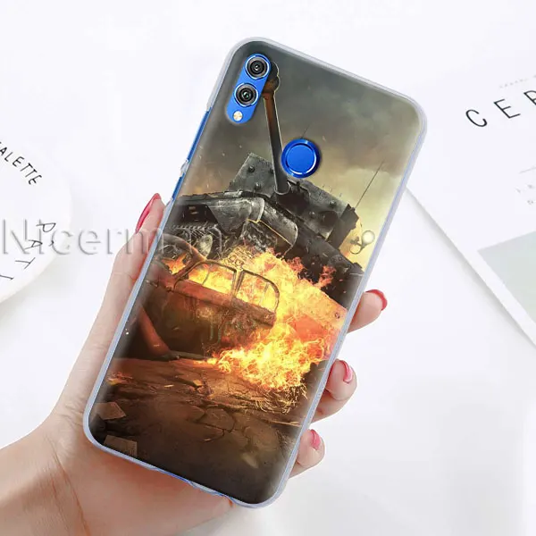 H12 Чехол для телефона World Of Tanks для Honor 20 Pro 10 20 Lite 20i Honor 8X 9X 8A Pro 8C 8S Play 3e - Цвет: H12