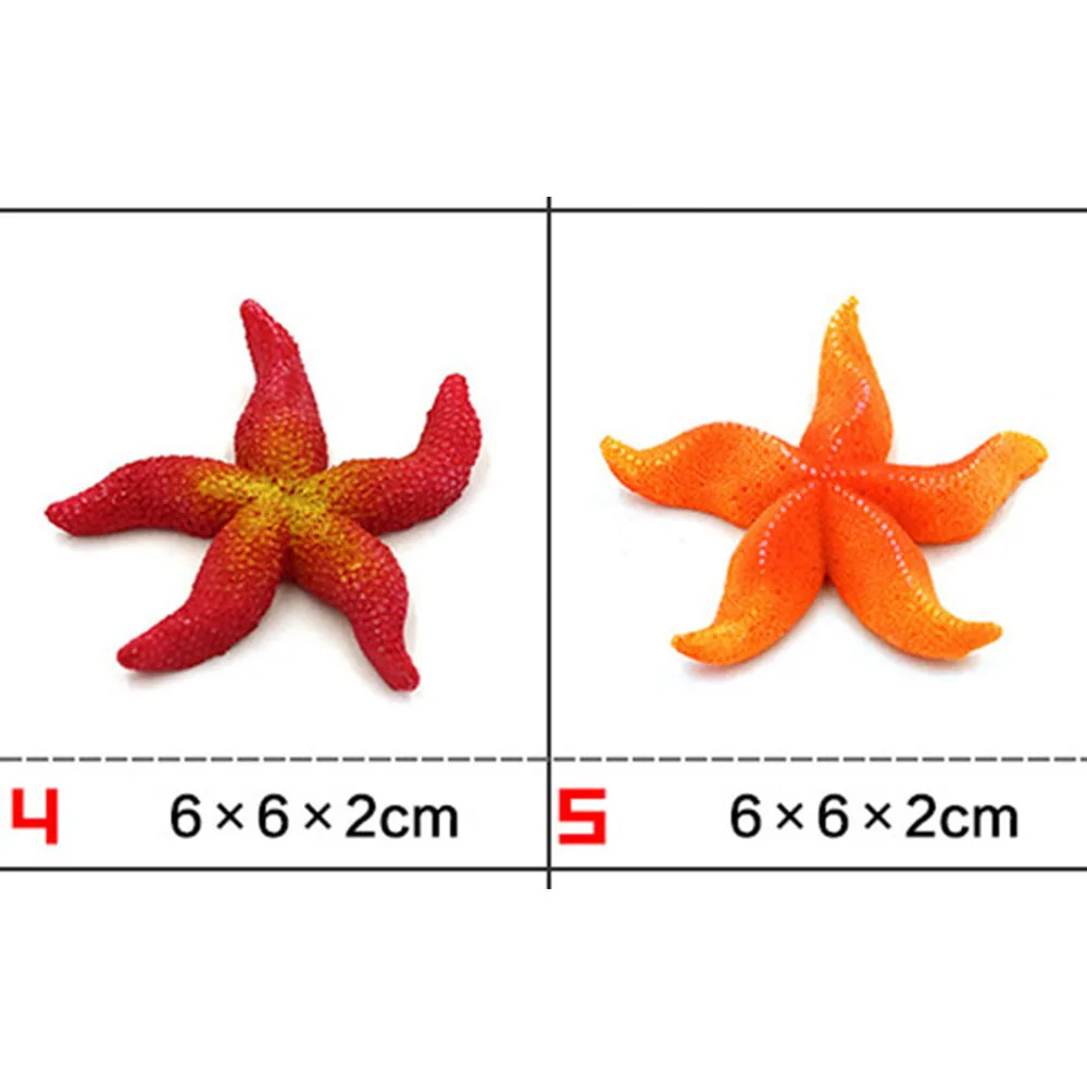 1 шт./компл. DIY ремесло аквариума садок для рыбы Морская звезда Имитация миниатюрный цветок кораллового цвета Пляж Морская звезда для свадьбы, вечерние домашний декор