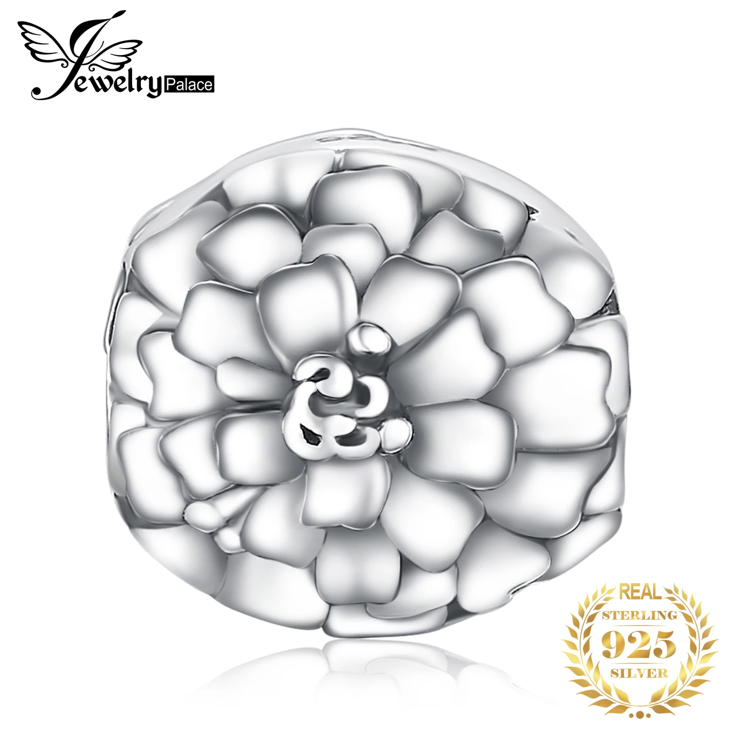 JewelryPalace 925 пробы серебро цветок ромашка шариках Fit Браслеты для Для женщин Fine Jewelry