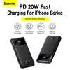 Baseus Power Bank 20000mAh Portable Charger Powerbank 10000mAh External Battery PD 20W Fast Charging For iPhone Xiaomi PoverBank 2