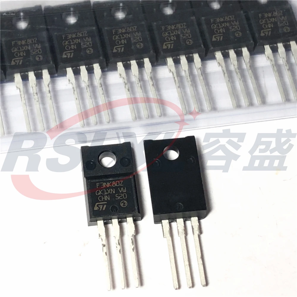 

STF3NK80Z F3NK80Z F3NK80 TO-220F 3A 800 в новый оригинальный 10 шт./лот