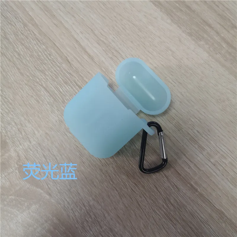DHL для Apple Airpods светящийся защитный чехол из ТПУ силикона Bluetooth наушники зарядная коробка защитные чехлы аксессуары для кожи
