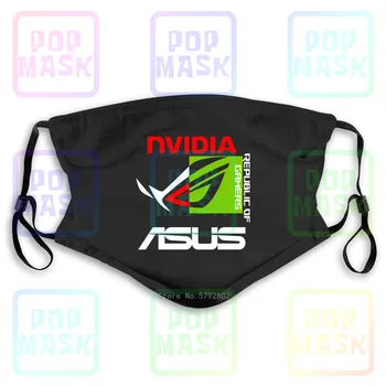 

Dust Mask with Filter New Nvidia X Asus Rog - Republic Of Gamers Lap Pc Washable Reusable Mask