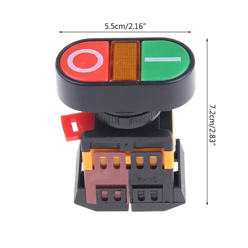 Светильник мгновенный переключатель красный зеленый кнопка включения и