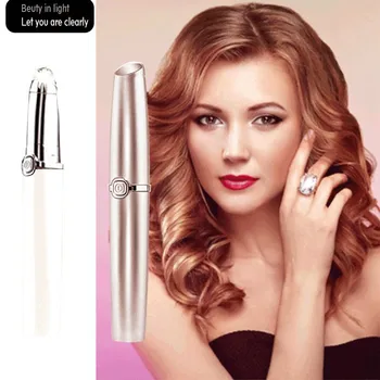 

Portable Women Painless Eyebrow Trimmer Epilator Female Multi-fuctional Electric Facial Mouth Nasal Hair Shaver with Light