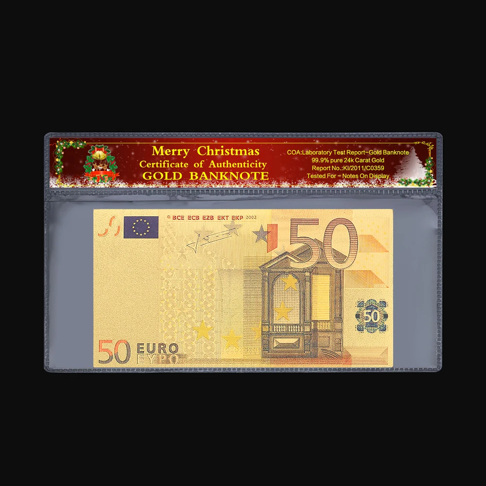 Европейская антикварная коллекция банкнот 50 евро старые банкноты 24 к