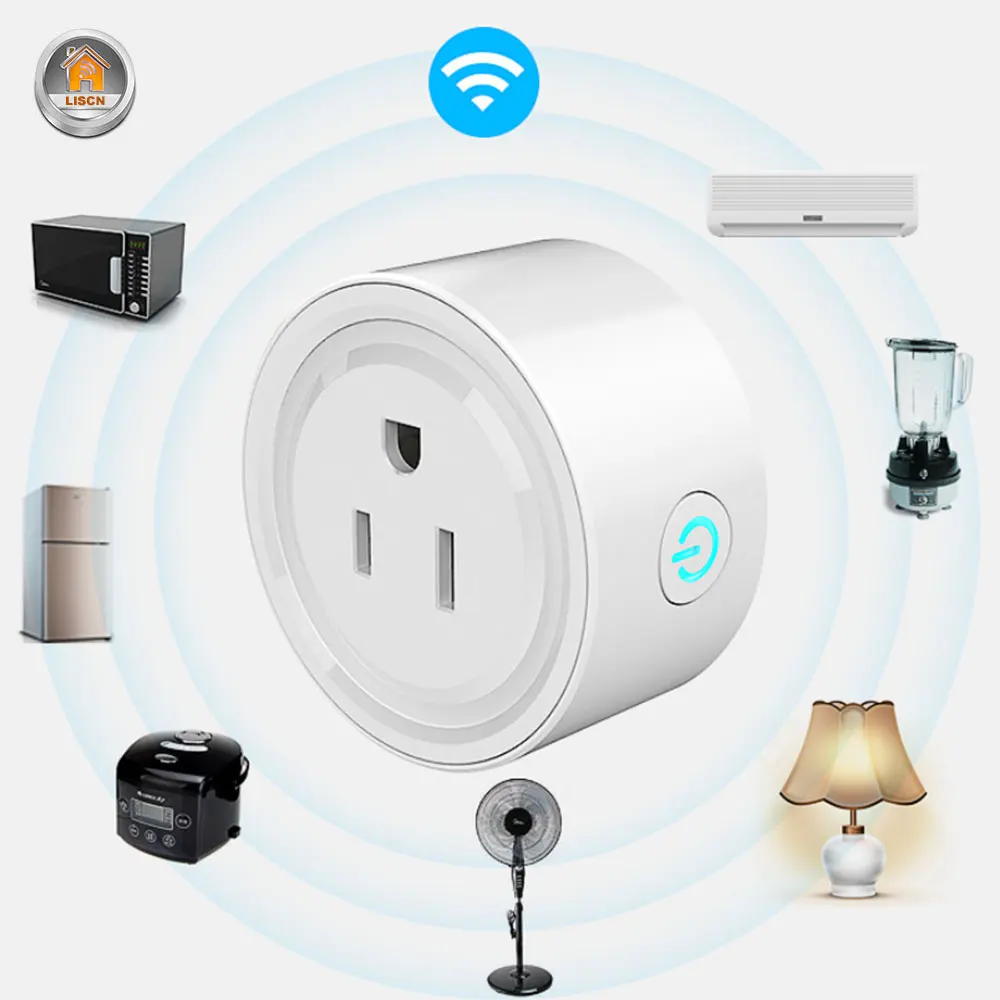 Умная розетка с американской вилкой Smart Life APP Time Switch дистанционное управление