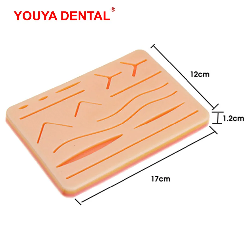 Reusable Surgical Suture Kit Pad Silicone Fake Skin Suture Medical