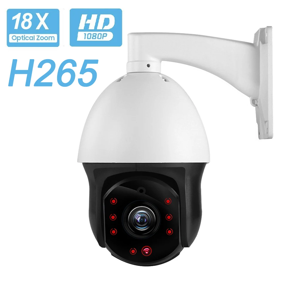 

1080P 360 18X ZOOM IP Camera H.265 Outdoor PTZ Waterproof P2P 150M Night Vision CCTV Security Surveillance Camera Onvif