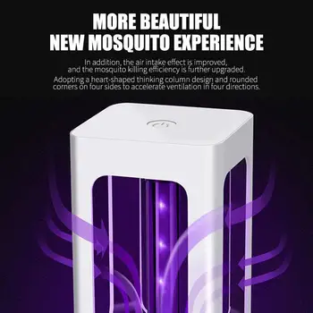 

Mosquito Killer 2020 Fly Zapper Pest Control 5w White Durable Insect Night Light USB Outdoor Desktop Anti-Mosquito Lamp