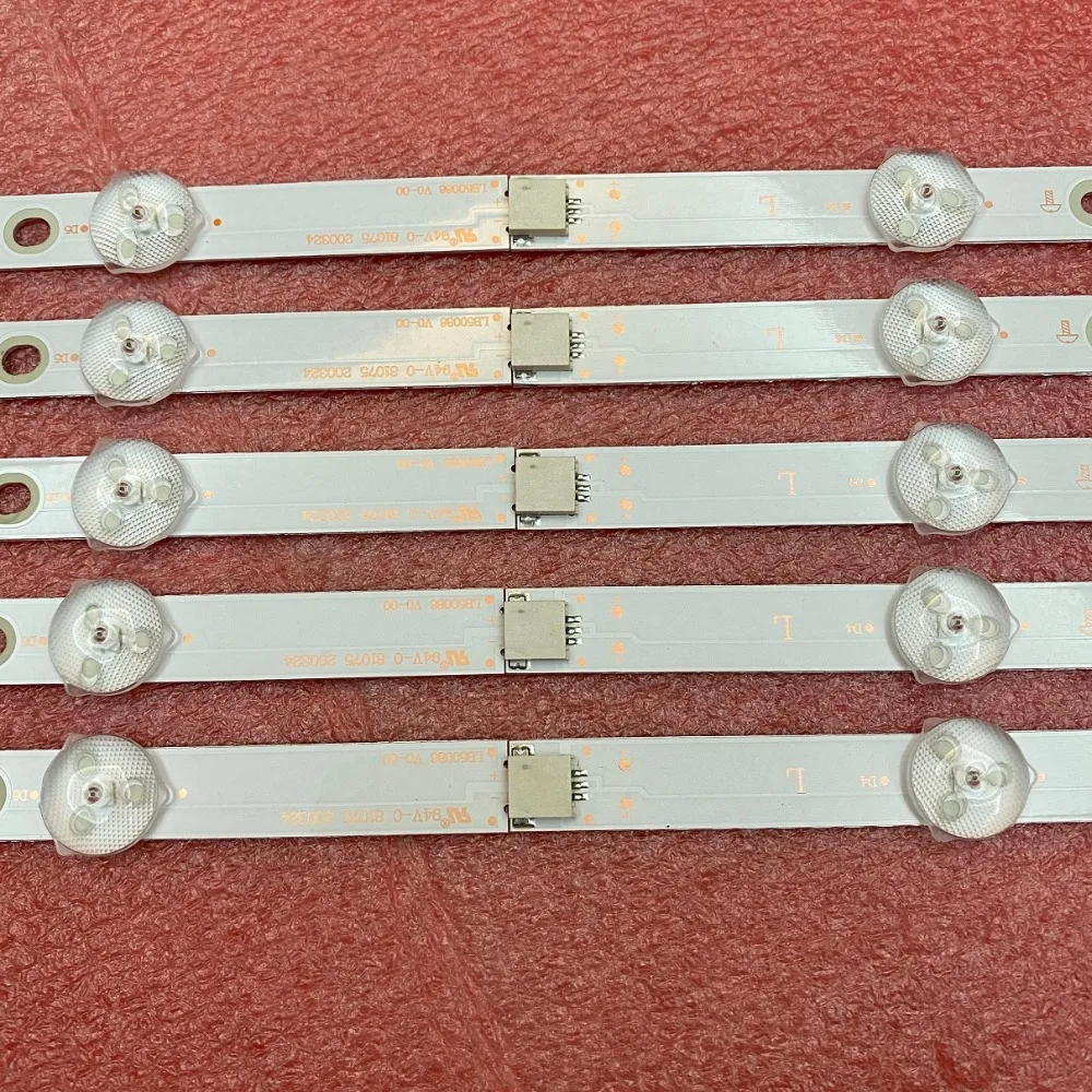 10pcs LED strip for 50PUS6272 50PUS6162/12 50PUS6703 50PUS6753 50PUS7383/12 50PUS6523/12 50PUS6503 50PFK6550/12 50PUS6262 small led strip lights