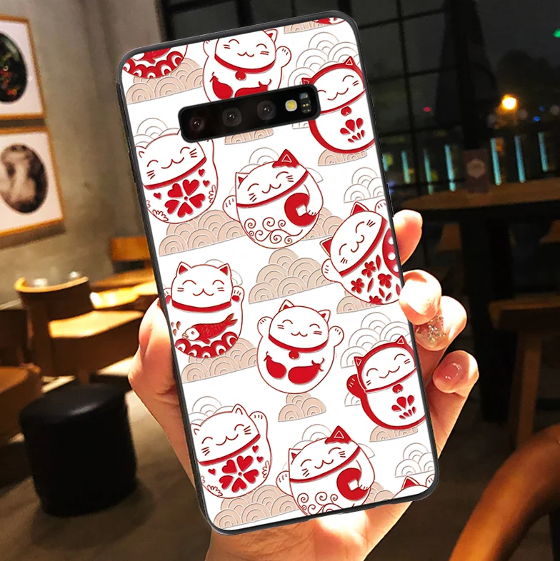 

3D Christmas Emboss Case For Samsung Galaxy A30 A40 A50 A70 S10e S7 Edge S8 S9 S10 A7 A9 A6 Plus 2018 A5 2017 Note 8 9 TPU Cover