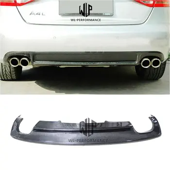 

A4 High Quality Carbon Fiber Rear Lip Diffuser Car Styling For Audi A4L B9 Car Body Kit 2013-UP