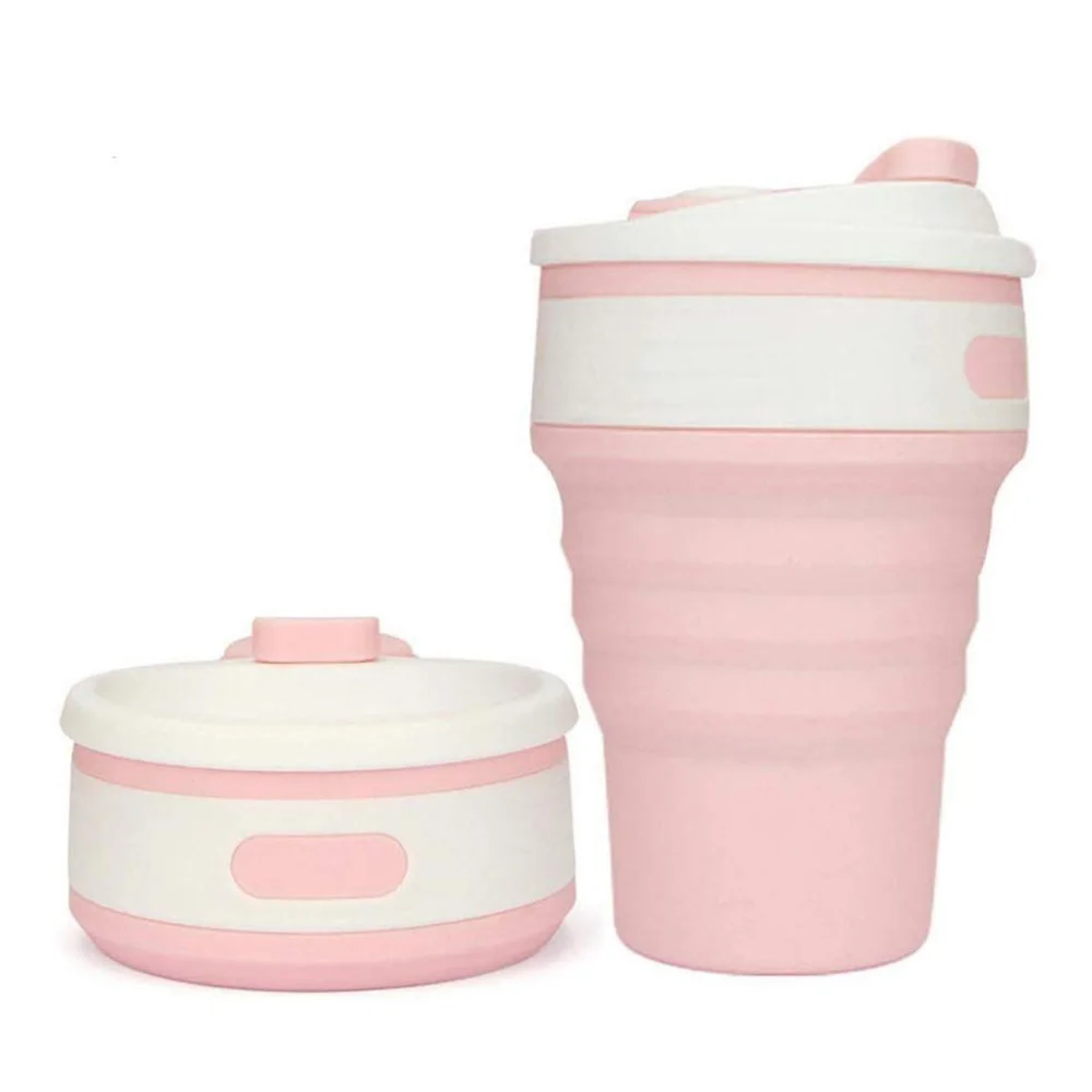 

Portable Silicone Cup Hot Folding Silicone Telescopic Multi-function Collapsible Drinking Coffee Cup Foldable Silica Mug Travel