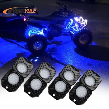 

4 pcs Led 18W under car Light Atmosphere lights For Off-road Vehicle ATV SUV Truck Tractor Boat