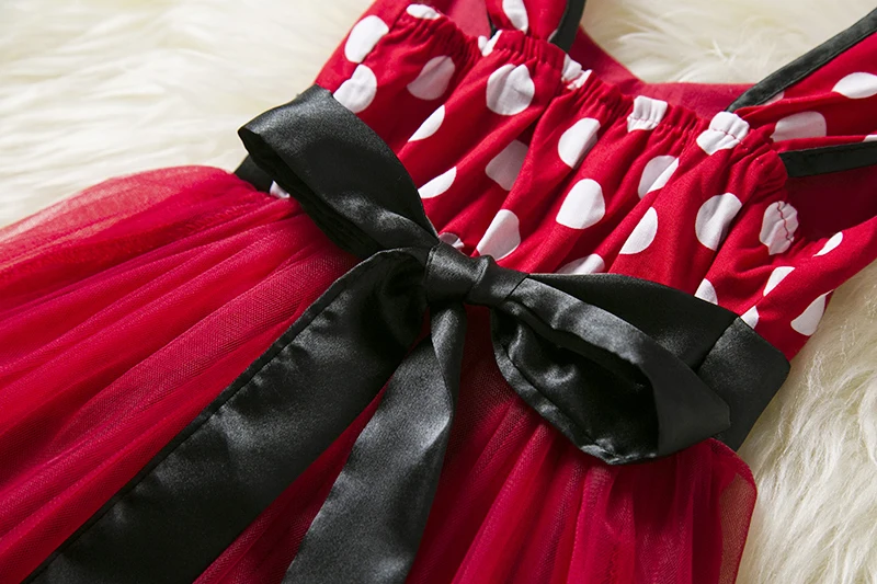 Новые платья для девочек vestido infantil Para Festa, милая детская одежда с Минни наряд принцессы на день рождения детское платье-пачка для девочек