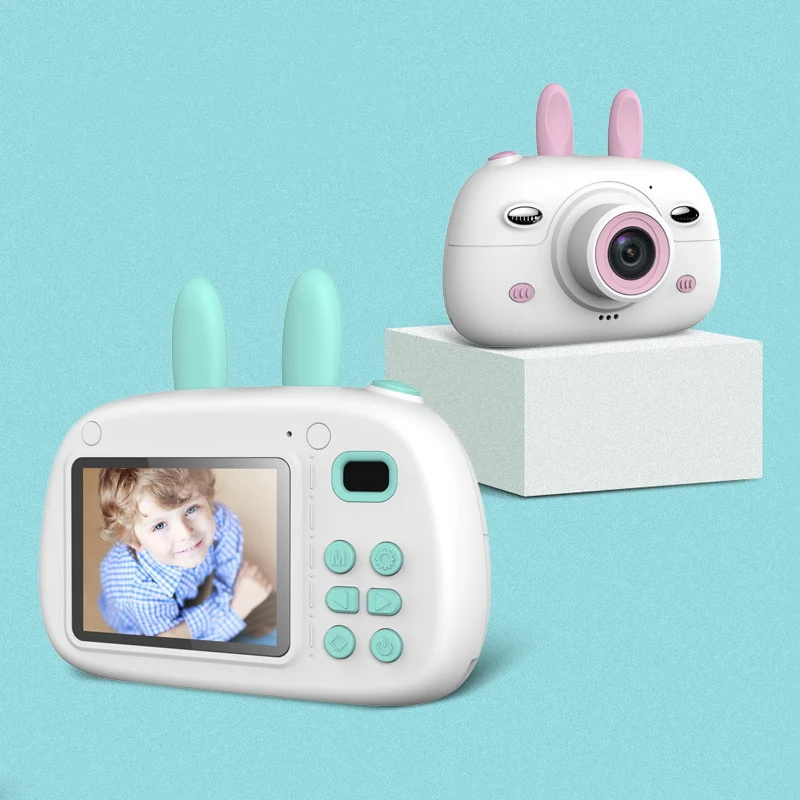 

2.4 Inch Mini Digital Camera Cartoon Cute Camera For Kids 18MP 1080P HD Photo Video Children Camera Birthday Gift For Kids