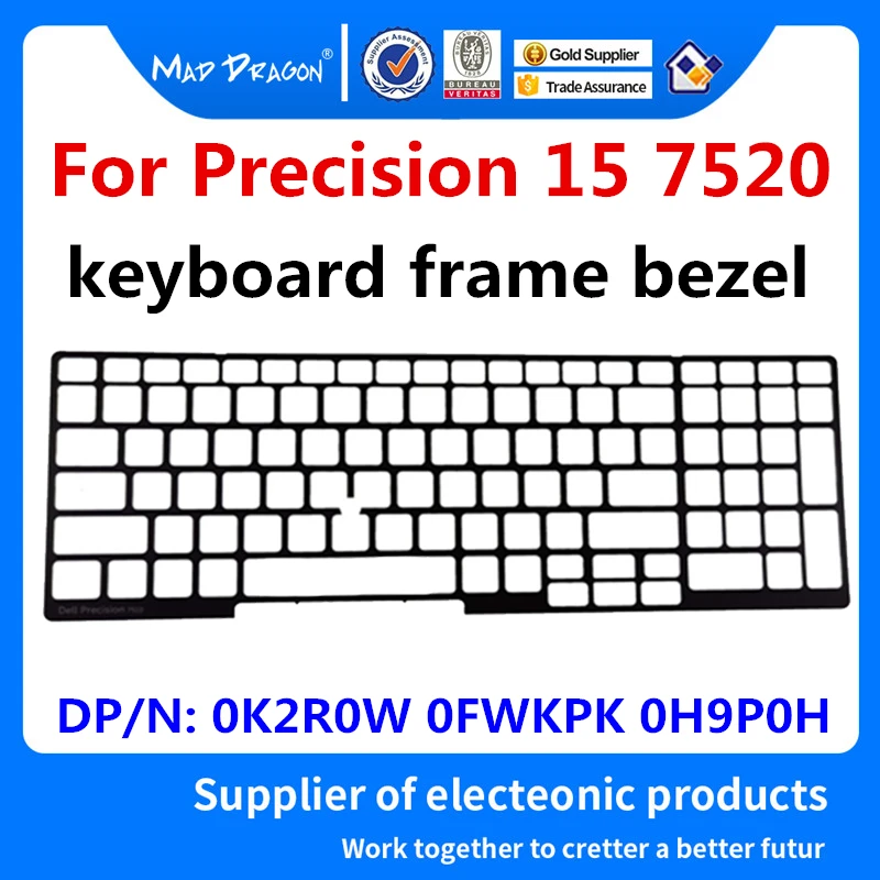 Laptop New Us Uk Cornice Per Tastiera Cornice Per Dell Precision 7520 Precision M7520 Muslimyk2R0W 0Fwkpk Fwkpk Muslimh9P0H
