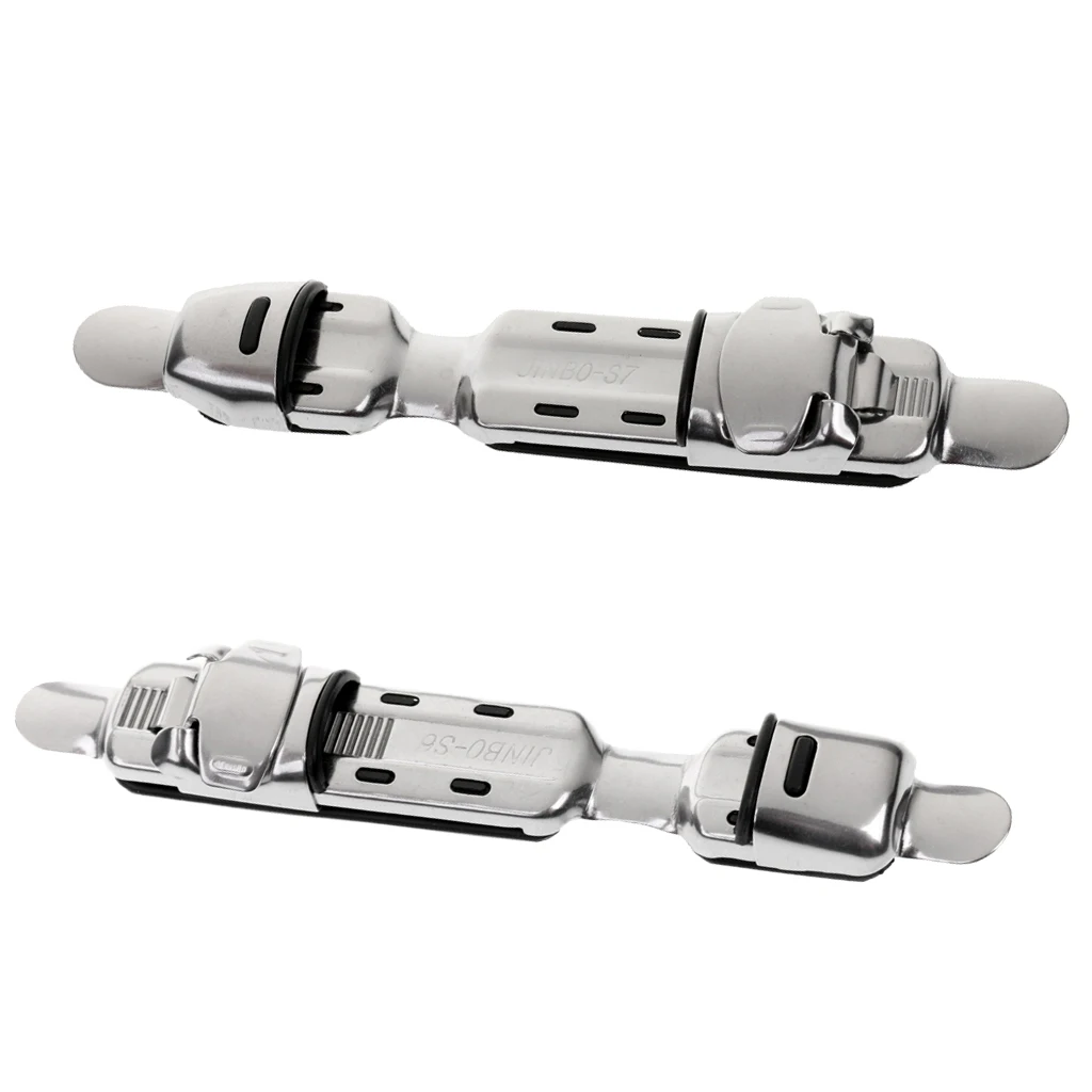 2Pcs Stainless Steel Fishing Reel Seat Deck Fishing Wheel Rod Clip Tackle Resistance to Impact and Corrosion
