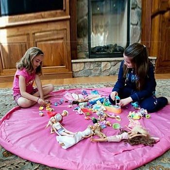 

toy storage 150cm Kids Play Mat Sundries storage big bags sandbeach Bag Oxford oversized Cleanup Organizer Folding beach mat