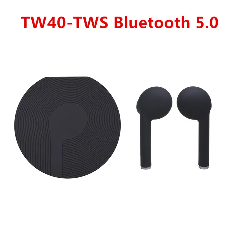 

TW40 bluetooth earphones 5.0 Bluetooth Earphones TWS Wireless Bluetooth Earbuds With Microphone Sport Waterproof for realme x2 Q