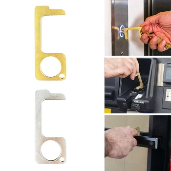 

No Touch Open Door Disinfectant Elevator Button Non Contact Press Tool EDC Door Hand Free Opener Artifact Safety Protection