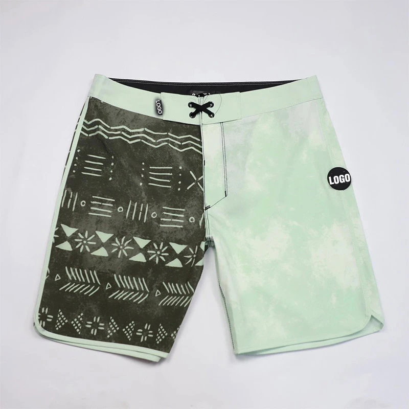 Las Bermudas rápido seco a prueba de agua de baño cortos de playa corto fantasma 2020 hombres Spandex elástico Surf gimnasio nadar Bañadores