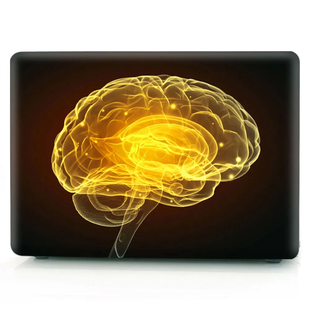 Чехол для ноутбука Brain для Macbook Pro 13 15 чехол из ПВХ с рисунком для Macbook Pro 13 15 Touch bar A1707 A1989 A1990 чехол
