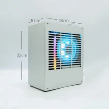 Компьютерный чехол HTPC, безопасный шкаф ITX, мини рама, полностью алюминиевый корпус для видеокарты RTX 2070 1660 i3 i5 i7 8700 K39 PC Gamer Chassis E