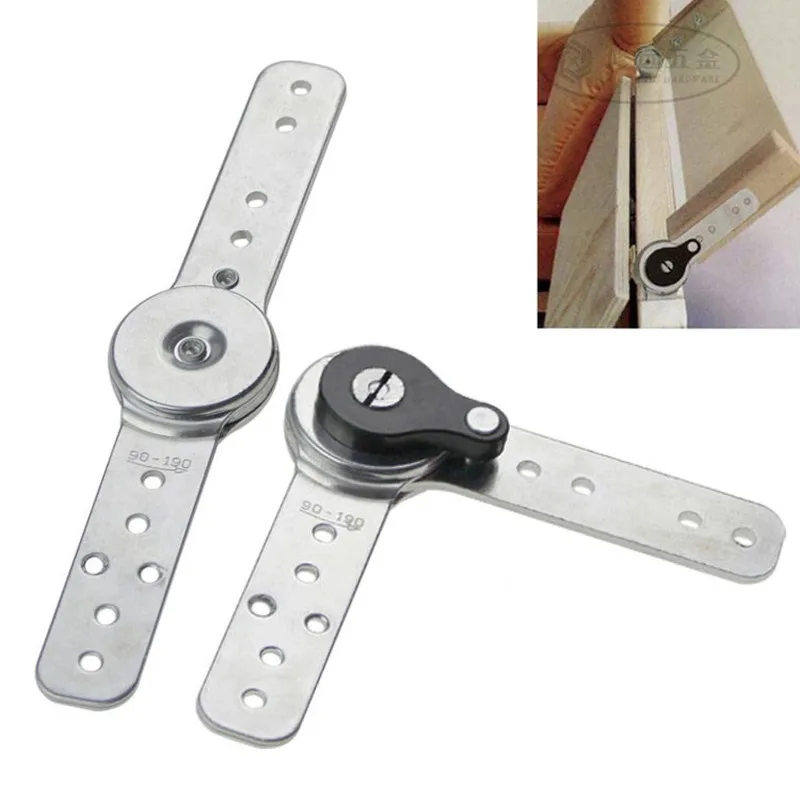 2Pcs Adjustment Furniture Hinge 5 6 7 Positions fold chair modified