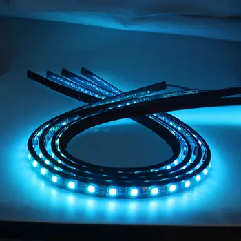 

4pcs/Set Car Vehicle Strip Lights DIY DC 10V-15V Decorative Lamp Exterior Parts