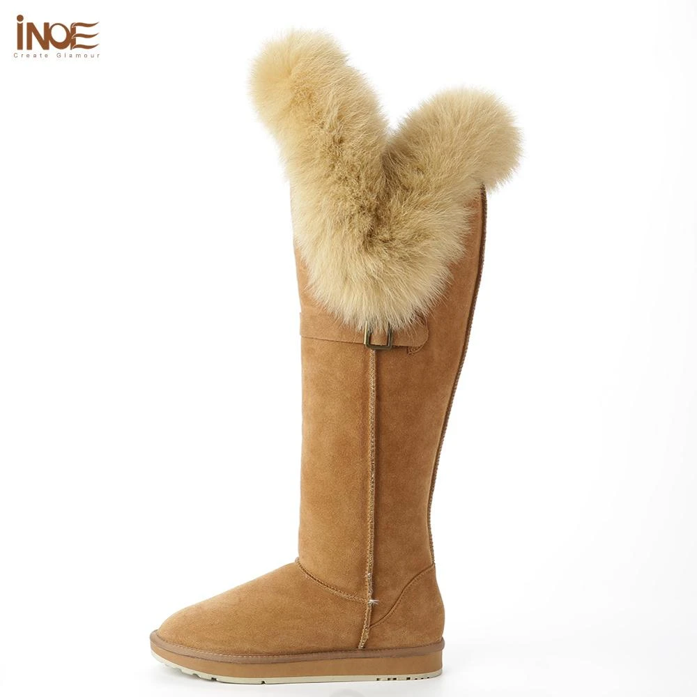 over the knee winter snow boots